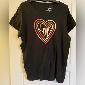 Torrid Love Vintage Heritage Crew Neck tee size 4